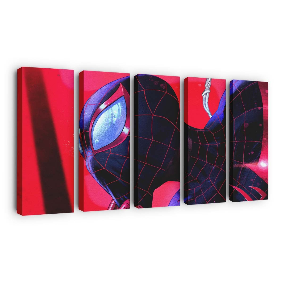 Miles Morales Spider Man Artwork Leinwandbild - Wanddeko