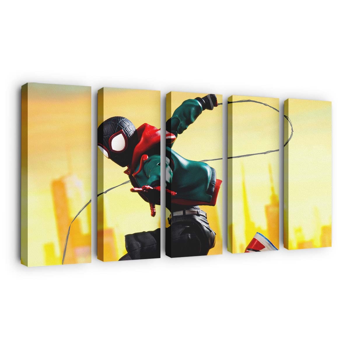 Miles Morales Spider Man Queens Leinwandbild - Wanddeko