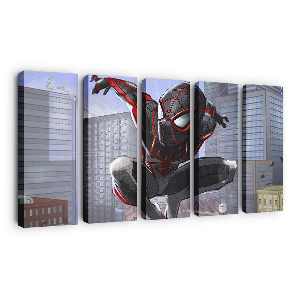 Miles Morales Trainingsanzug Leinwandbild - Wanddeko