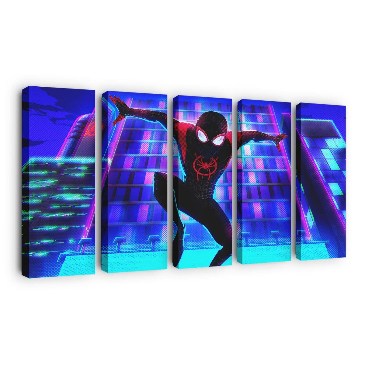 Miles Morales aufwärts Leinwandbild - Wanddeko