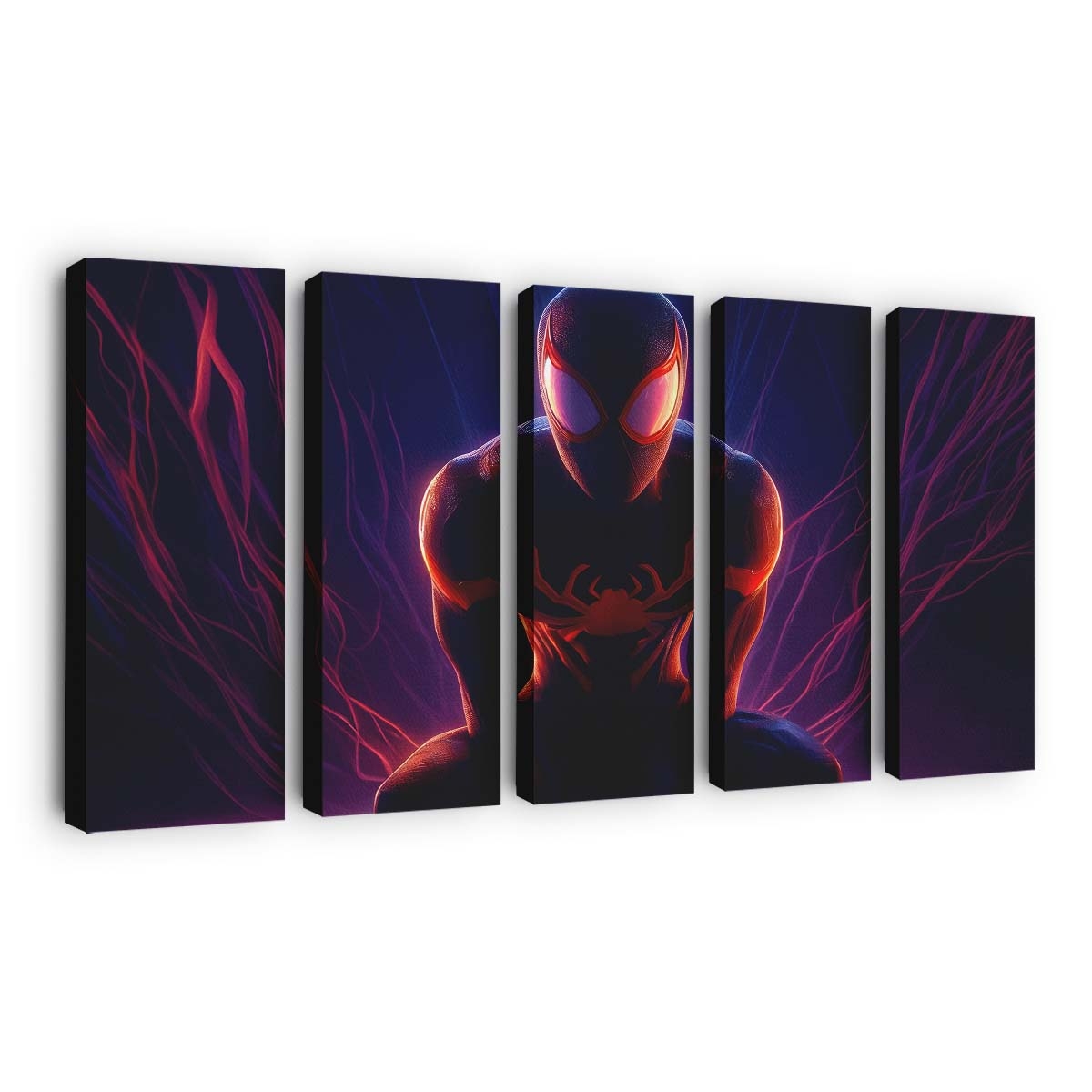 Miles Morales Netz der Schatten Leinwandbild - Wanddeko