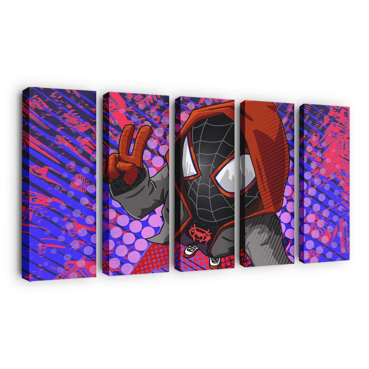 Miles Neuer Spider Man Leinwandbild - Wanddeko