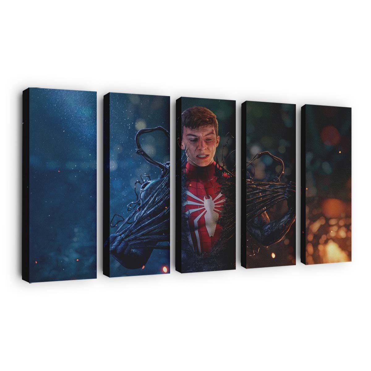 Peter reißt den Symbionten ab Leinwandbild - Wanddeko