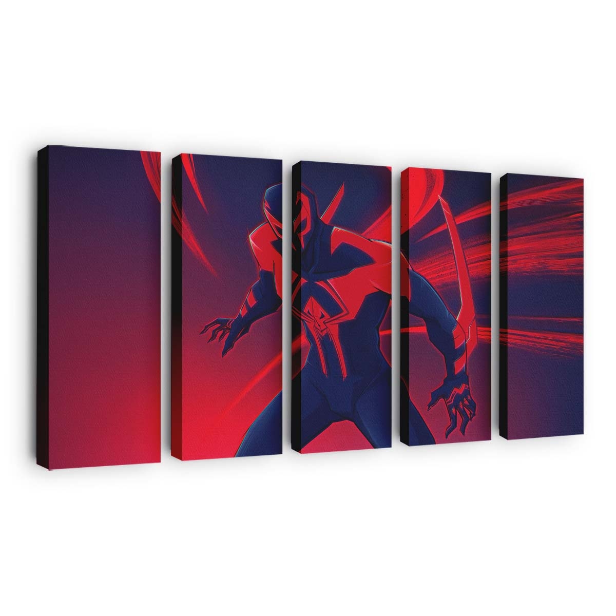 Spider Man 2099 Stadtbild Wächter Leinwandbild - Wanddeko