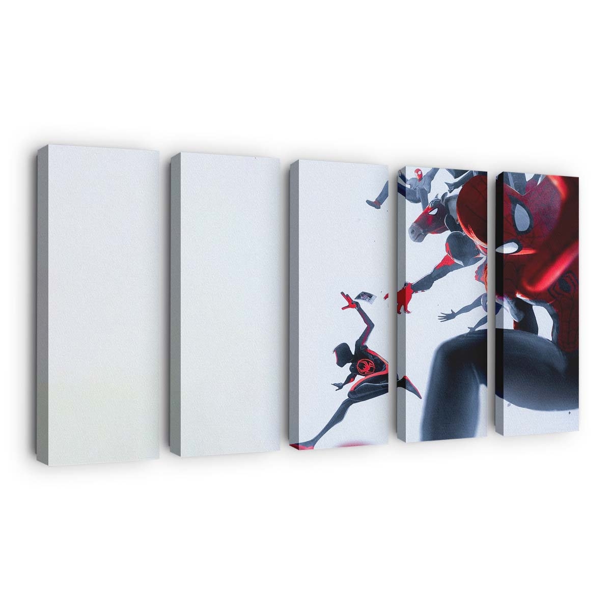 Spider Man: Across the Spider Verse 4 Leinwandbild - Wanddeko