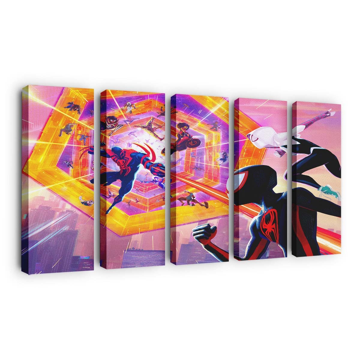 Spider Man: Across the Spider Verse Japan Poster Leinwandbild - Wanddeko