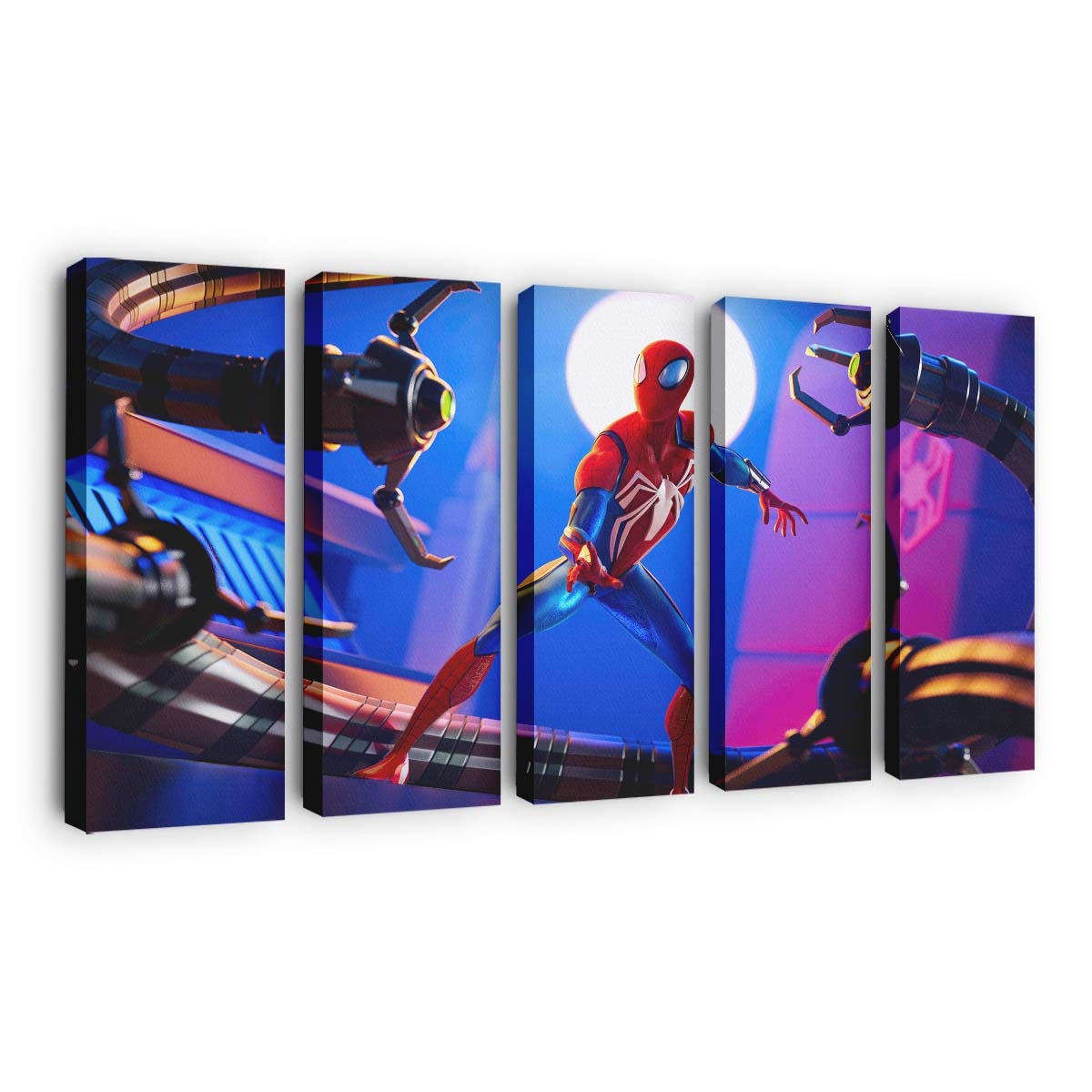 Spider Man Animated Leinwandbild - Wanddeko