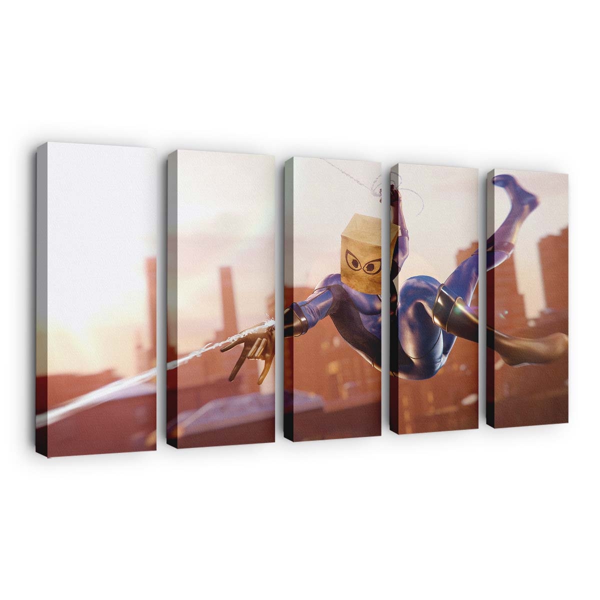 Spider Man Bombastic Bag Man Anzug Leinwandbild - Wanddeko