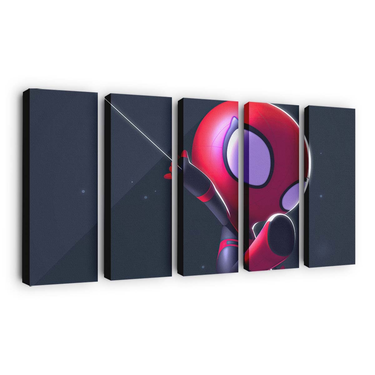 Spider Man Far From Home Doodle Kunst Leinwandbild - Wanddeko