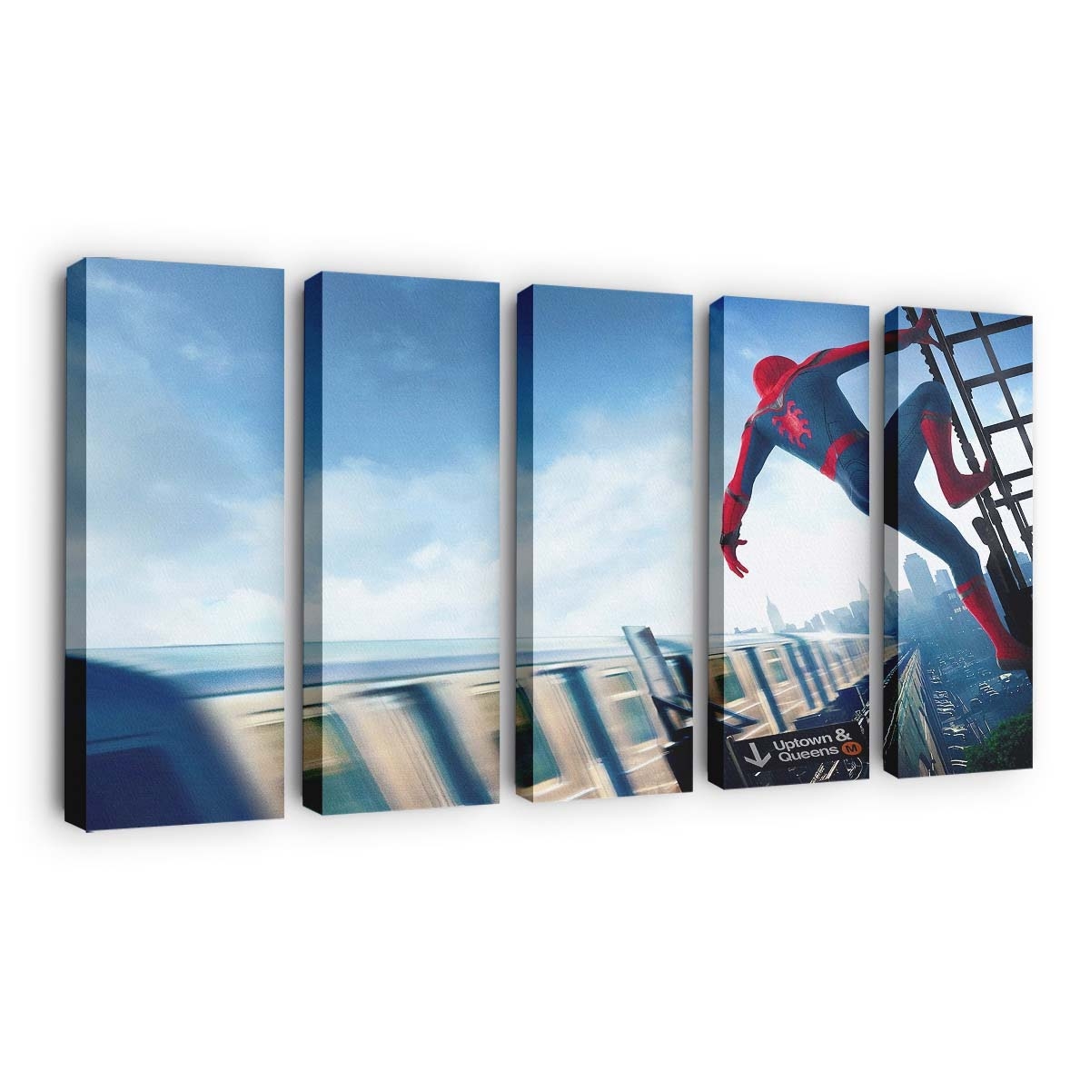 Spider Man Heimkehr 3 Leinwandbild - Wanddeko