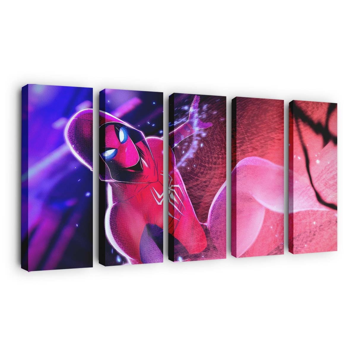 Spider Man Hoodie Mann Leinwandbild - Wanddeko