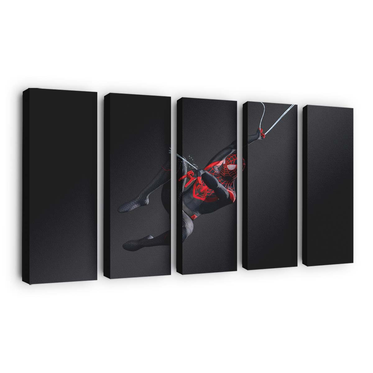 Spider Man Miles 2020 Shooter Leinwandbild - Wanddeko