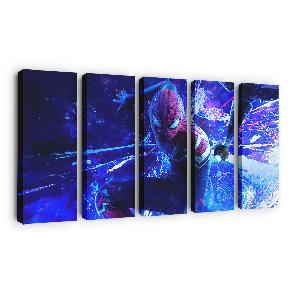 Spider Man: No Way Home Doctor Octopus Fight Leinwandbild - Wanddeko