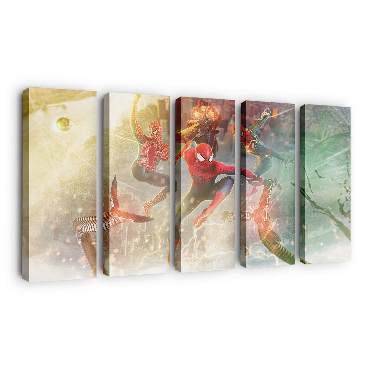 Spider Man: No Way Home Fan Art Leinwandbild - Wanddeko
