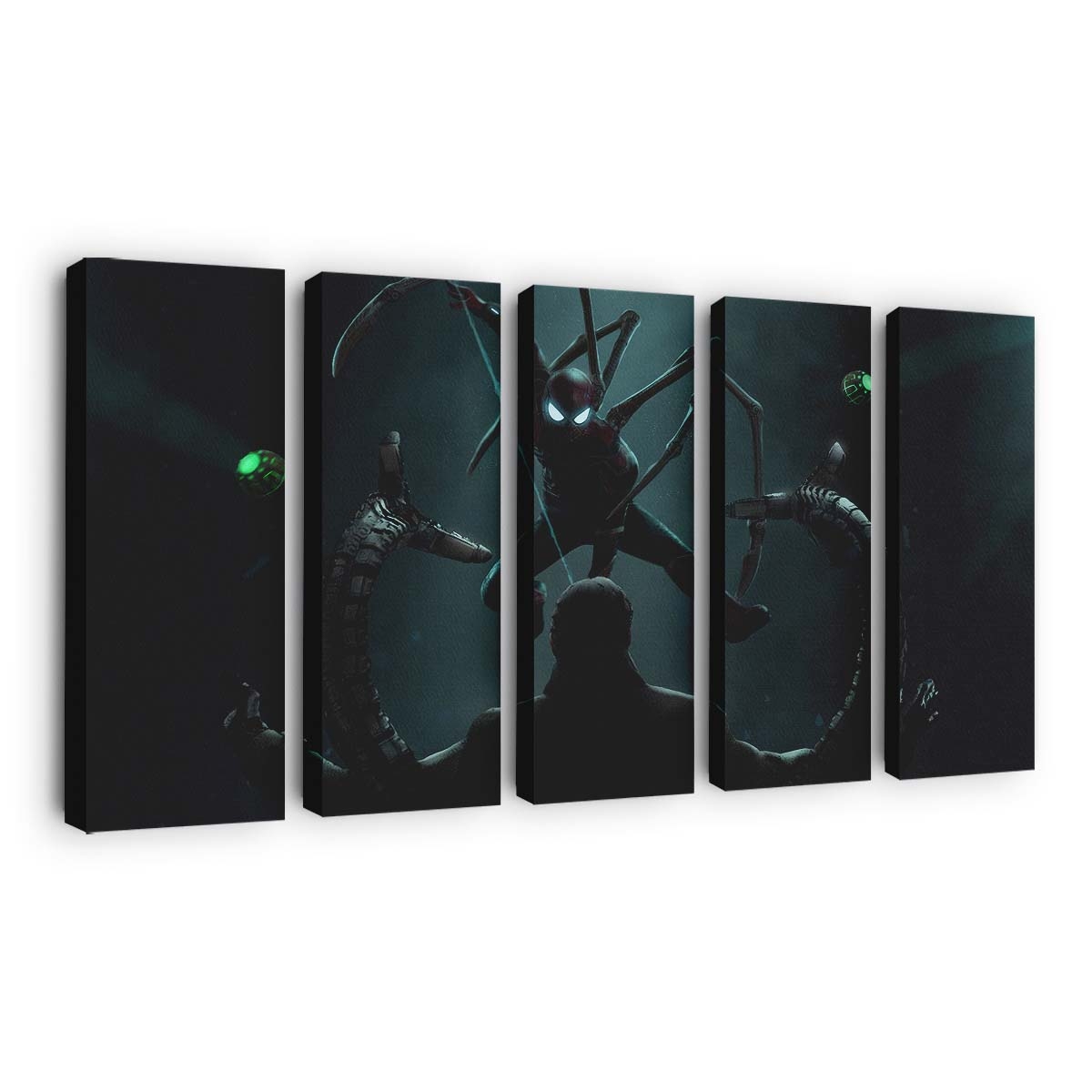 Spider Man: No Way Home Vs Dr Octopus Leinwandbild - Wanddeko