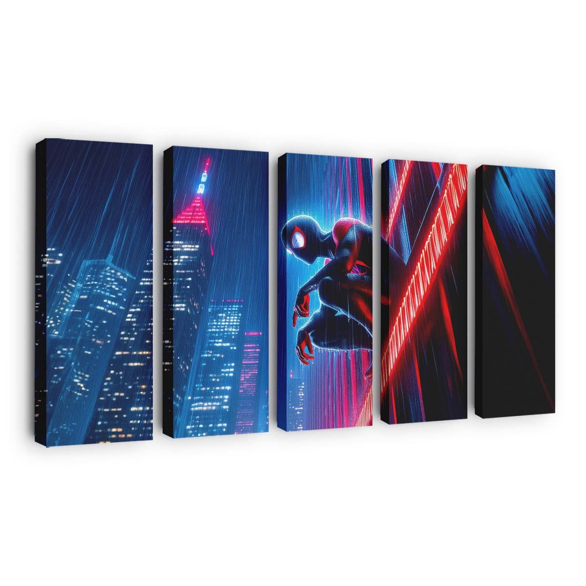 Spider Man Rain Or Shine Leinwandbild - Wanddeko