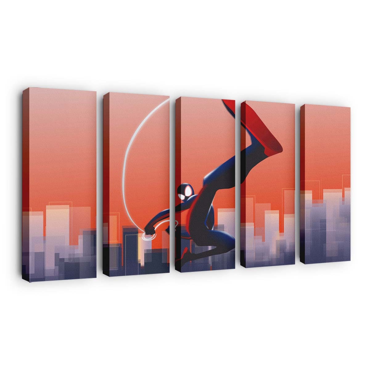 Spider Man Swinger Leinwandbild - Wanddeko