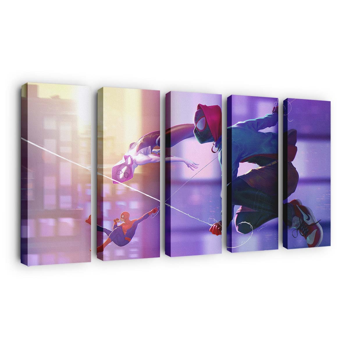 Spider Man Team Leinwandbild - Wanddeko
