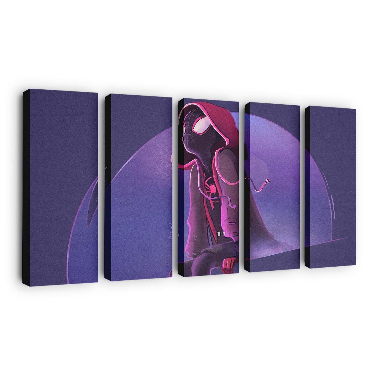 Spider Man Denken Leinwandbild - Wanddeko