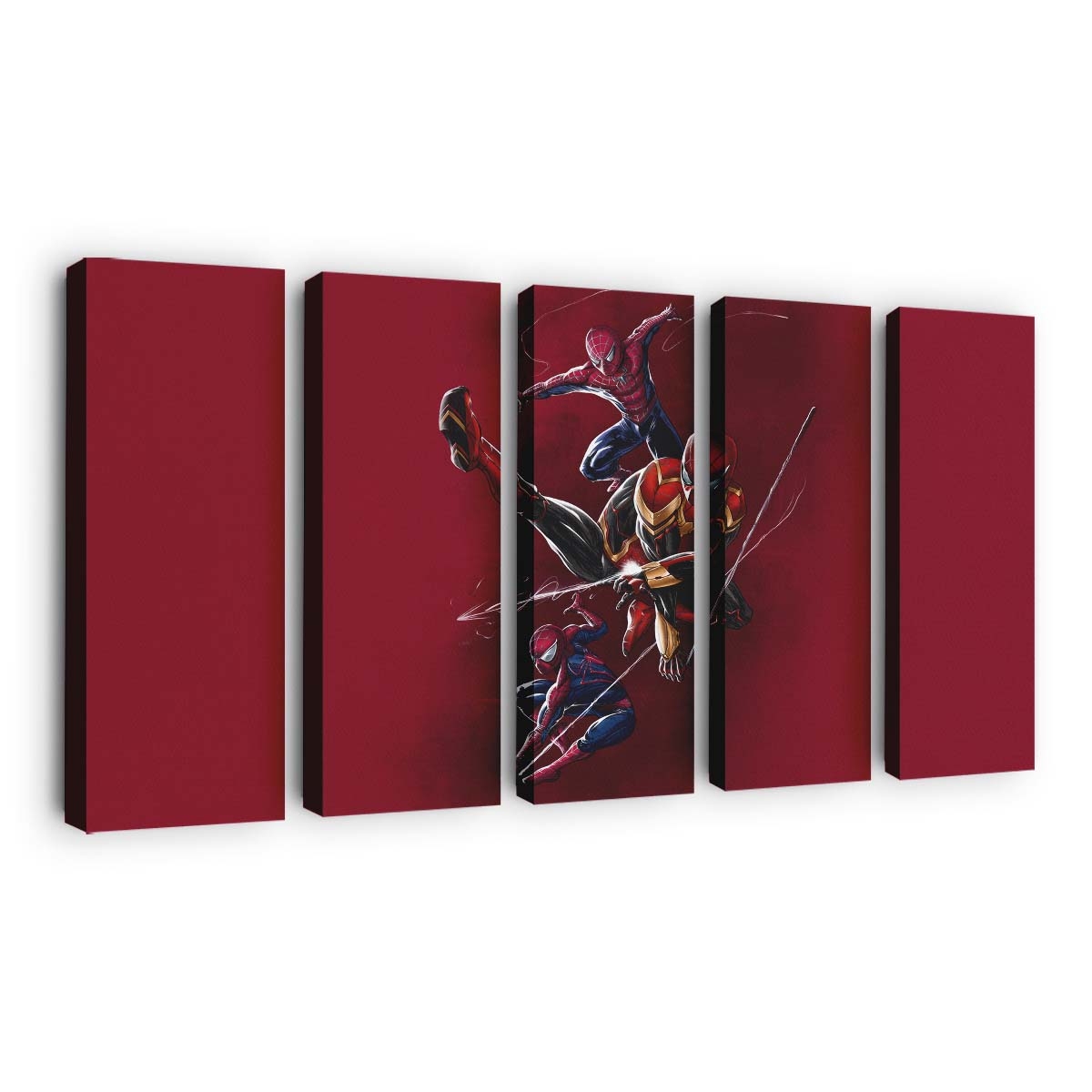 Spider Man Ultimate Team Up Leinwandbild - Wanddeko