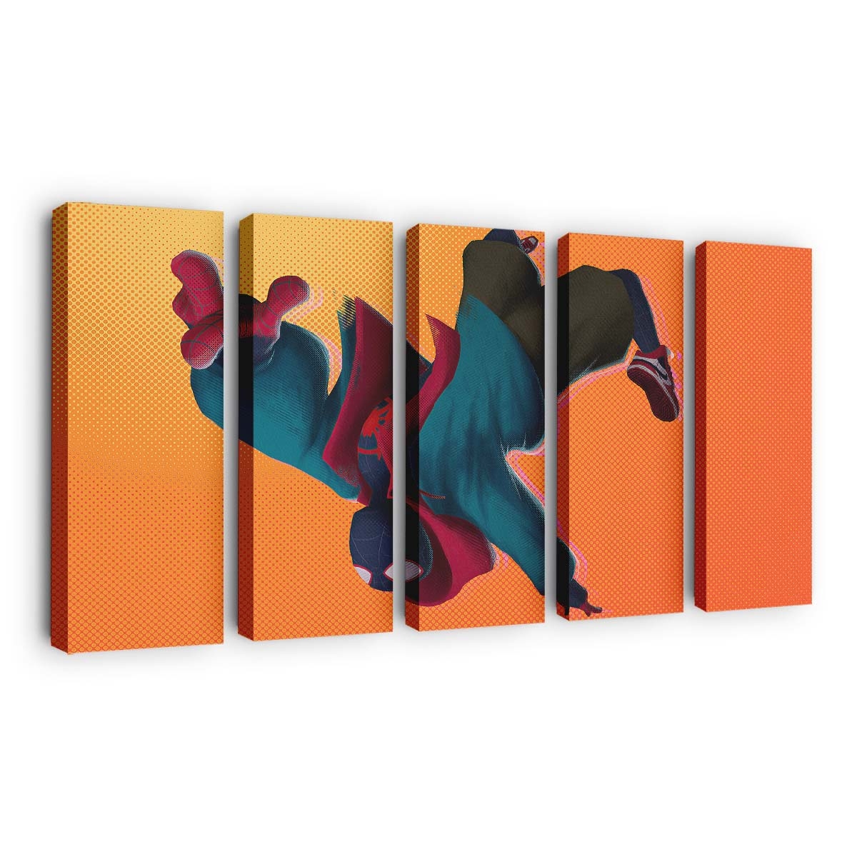 Spider Man Upside Down Leinwandbild - Wanddeko