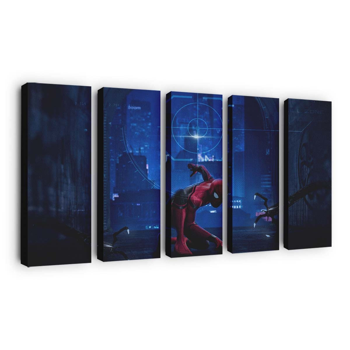 Spider Man gegen Doctor Octopus Leinwandbild - Wanddeko