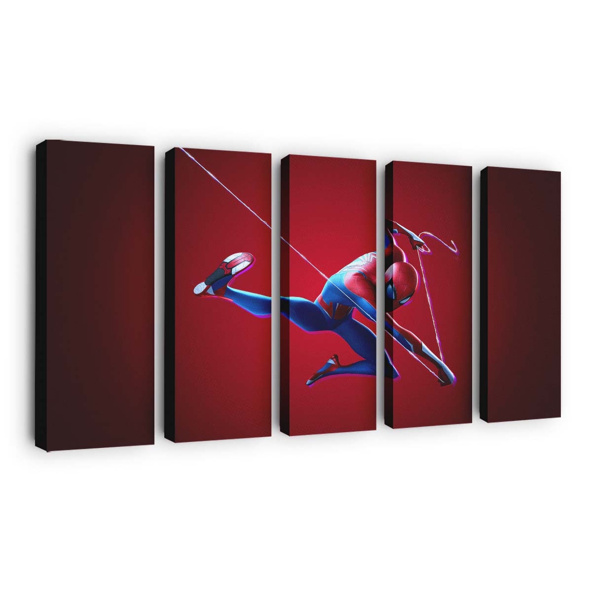 Spider Man Netz 2 Leinwandbild - Wanddeko