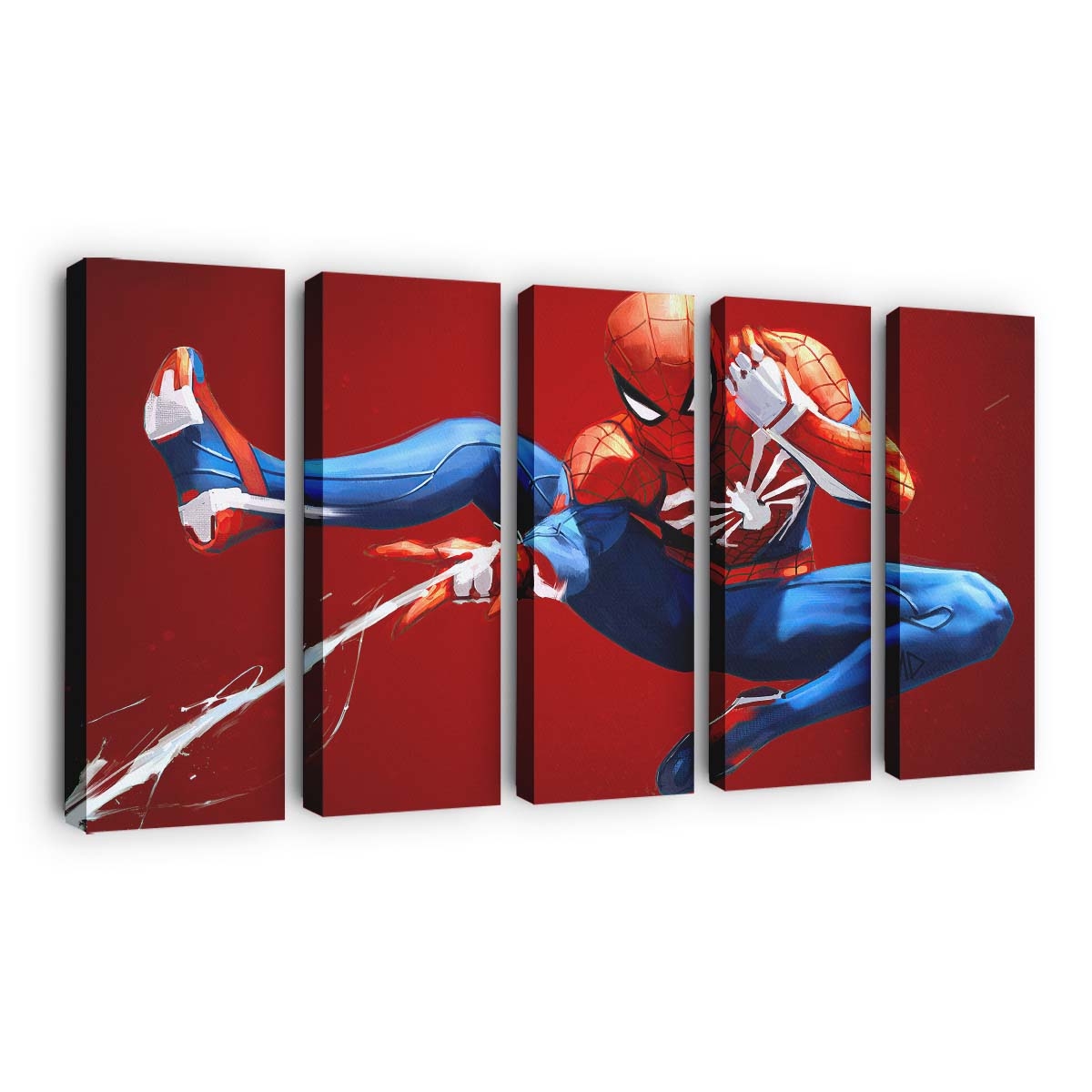 Spider Man Netzwerfer Leinwandbild - Wanddeko