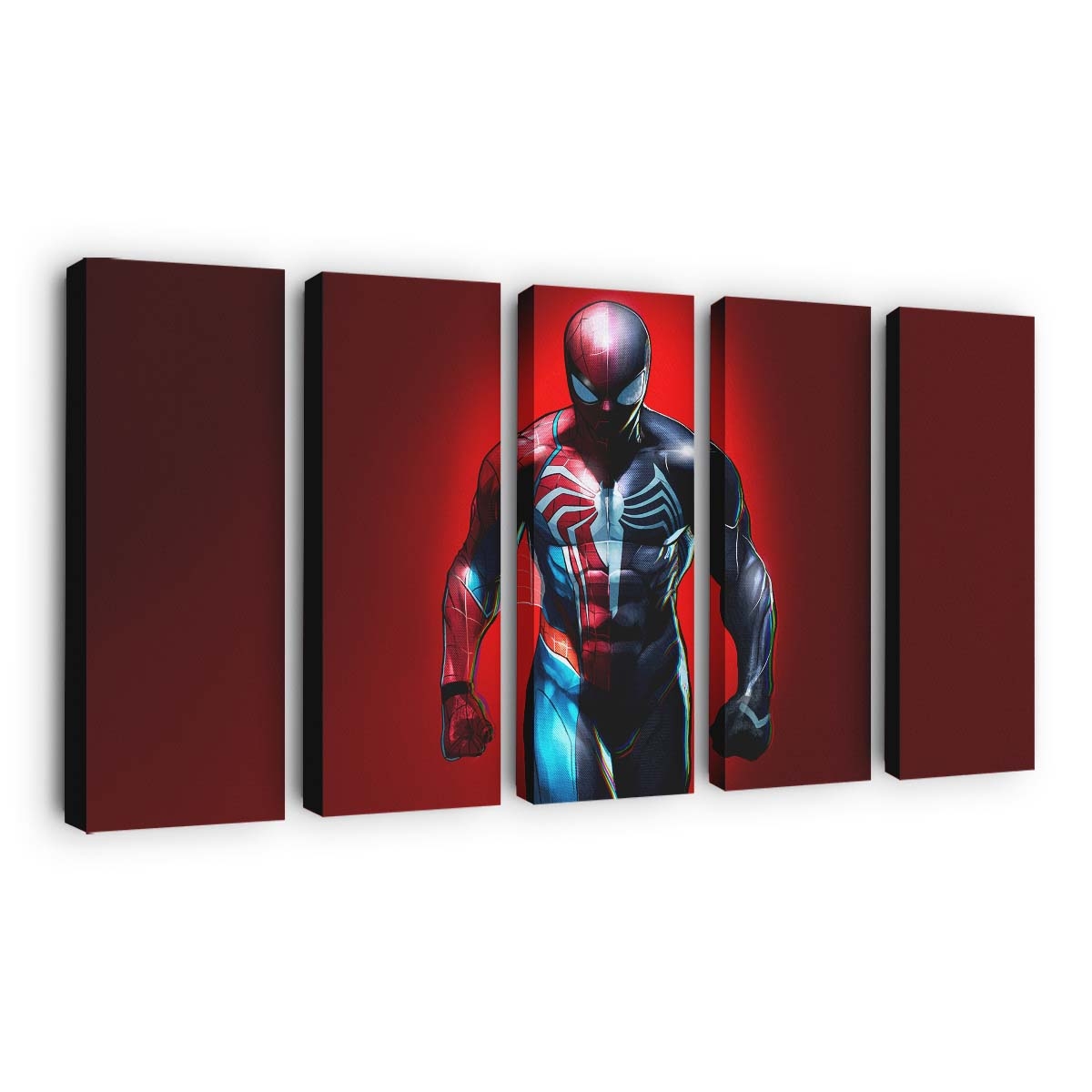 Spider Man X Venom Chronicles Leinwandbild - Wanddeko