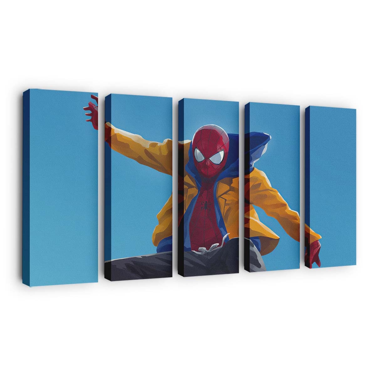 Spider Man Yellow Jacket Leinwandbild - Wanddeko