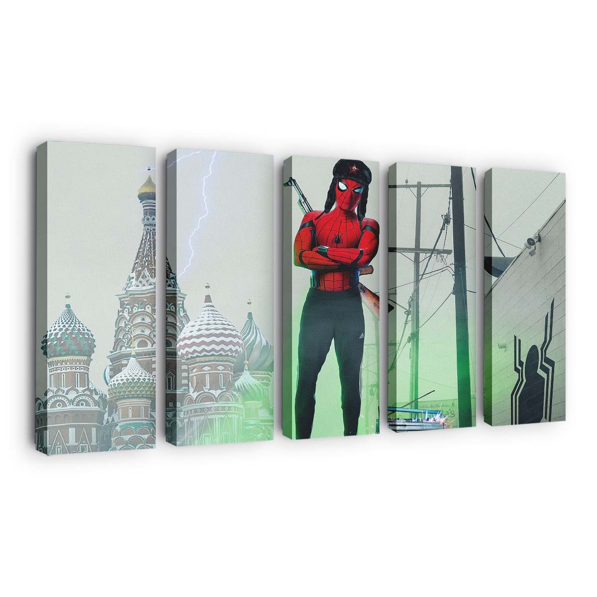 Spider Slav Konzeptposter Leinwandbild - Wanddeko