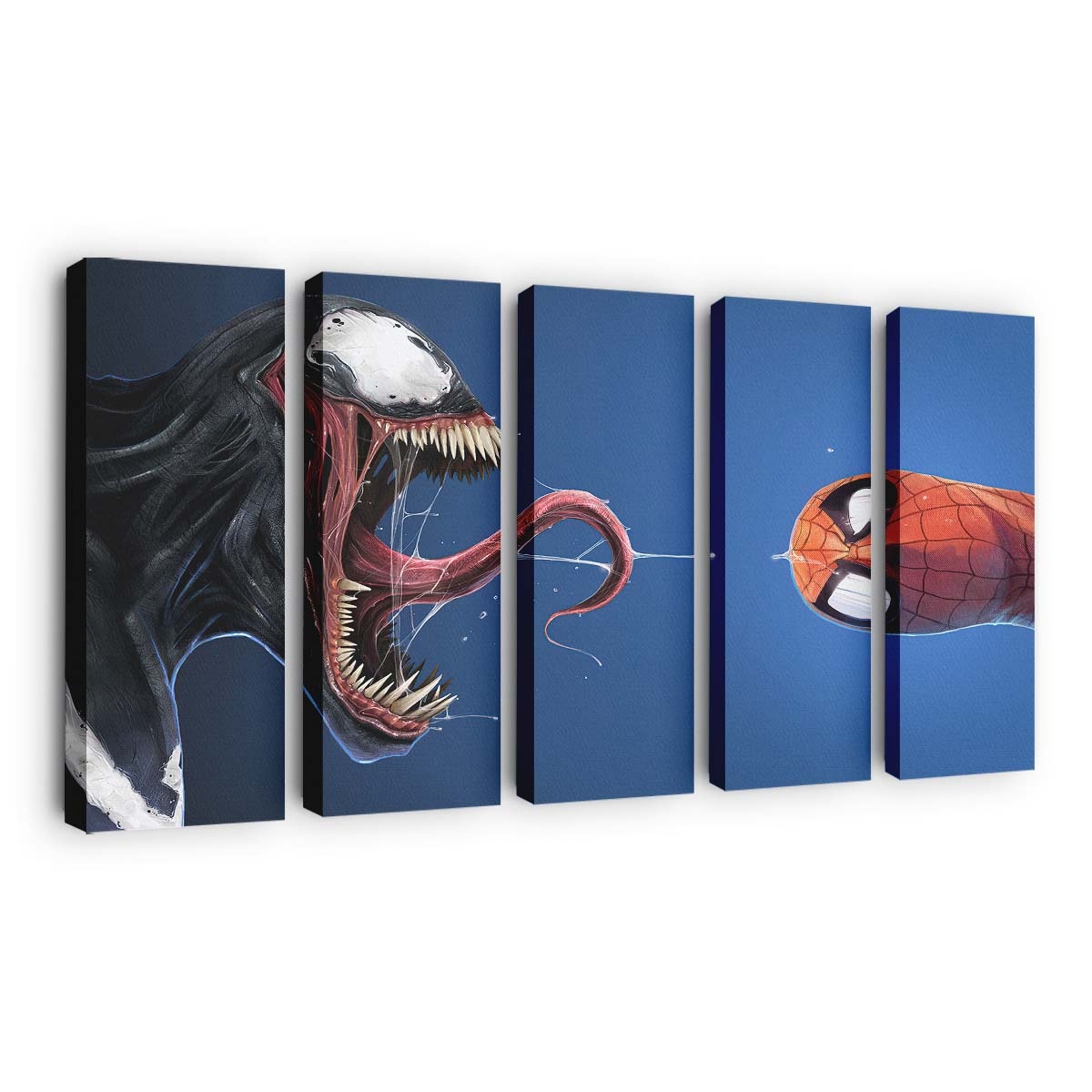 Spider Venom Funny Leinwandbild - Wanddeko