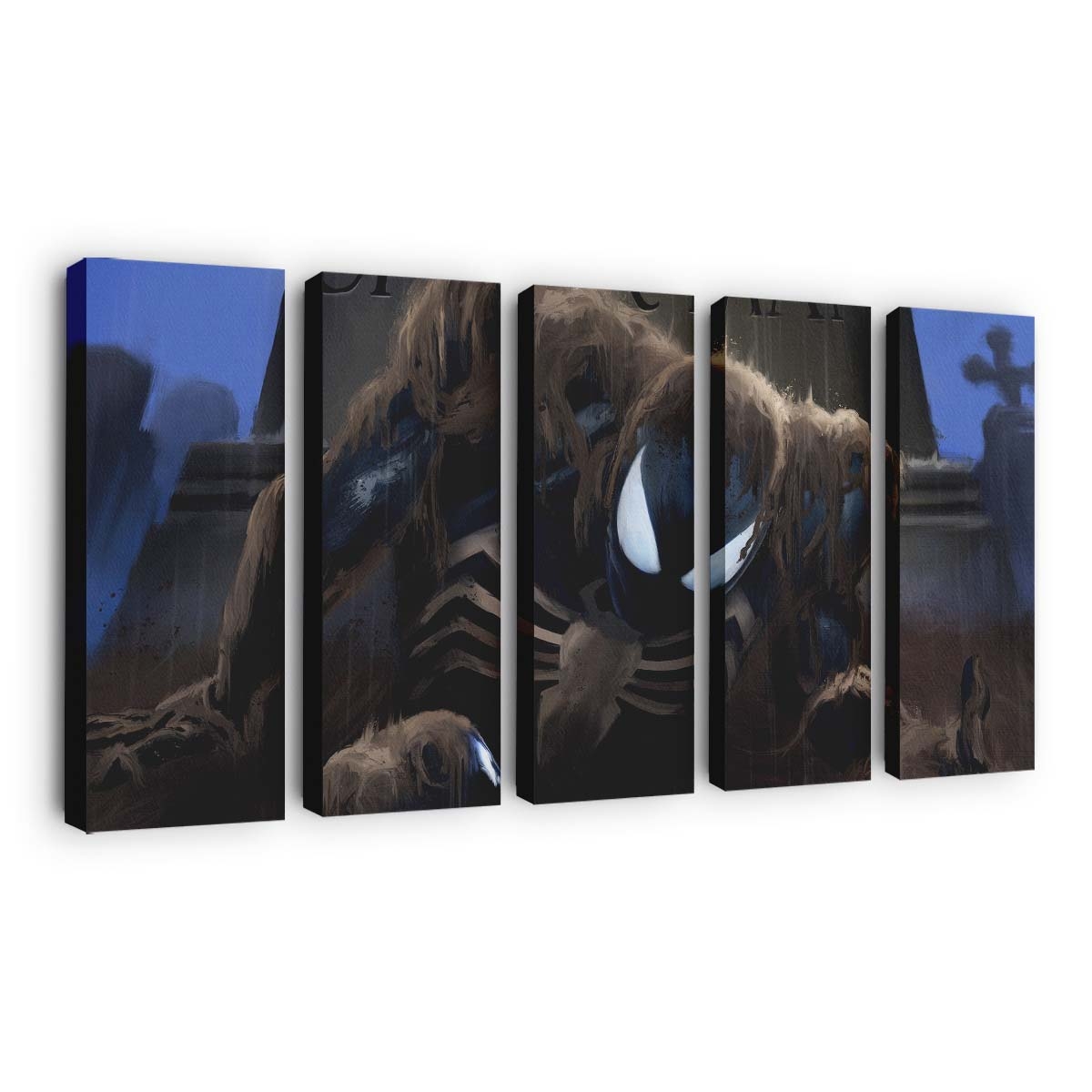 Spider Man 2 Black Spider Man Leinwandbild - Wanddeko