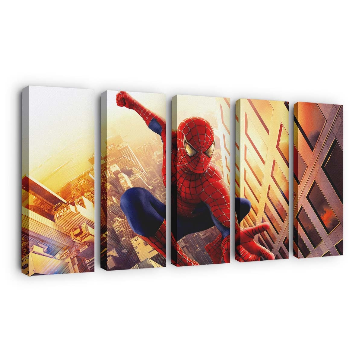 Spider Man 2002 2 Leinwandbild - Wanddeko