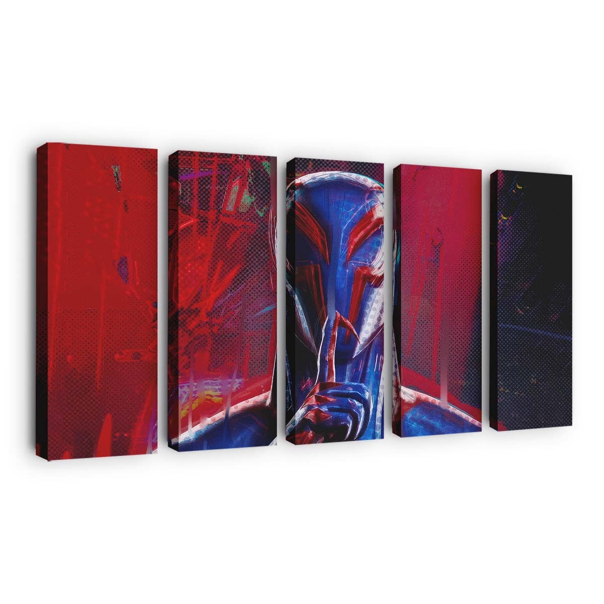 Spider Man 2099 Across The Spiderverse Leinwandbild - Wanddeko