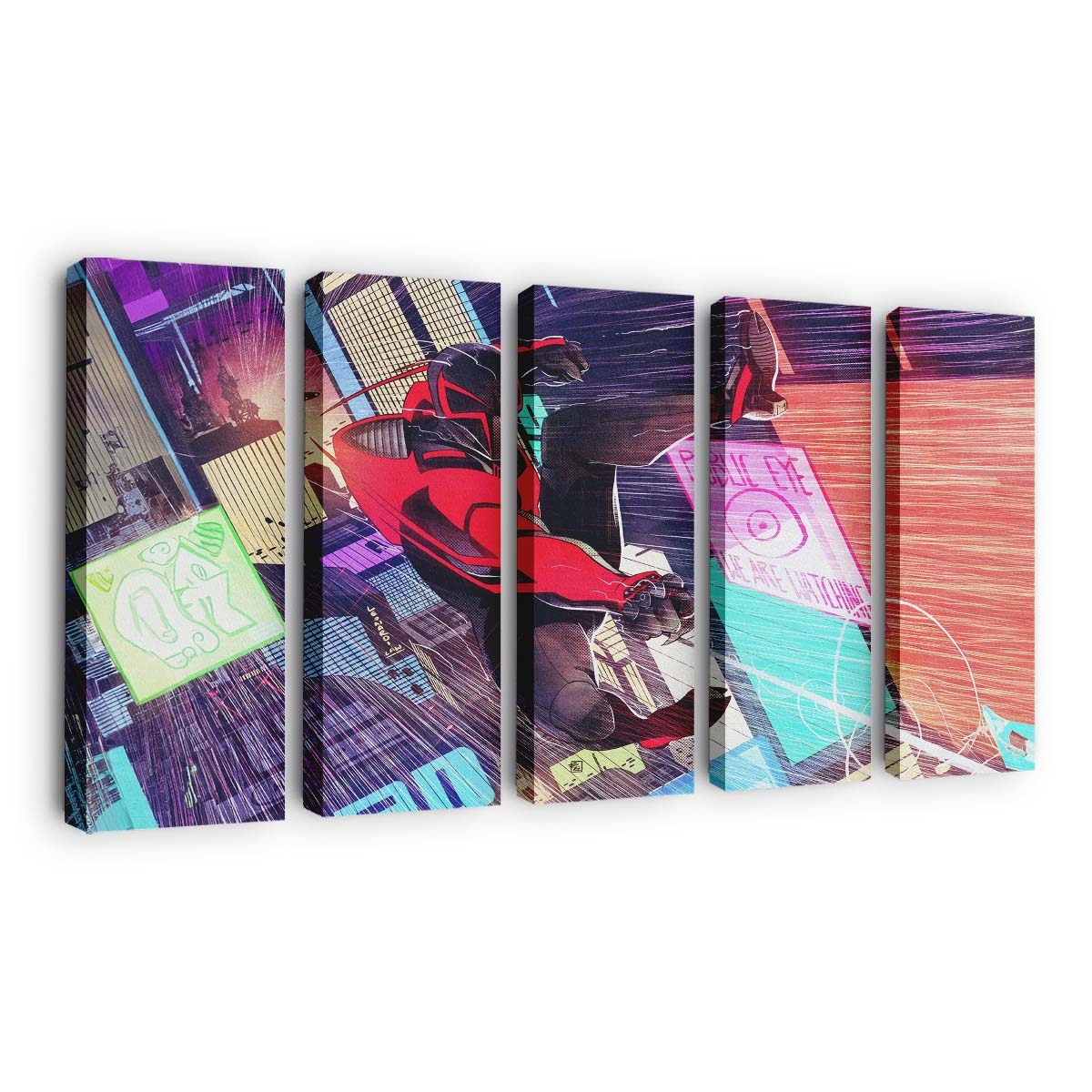 Spider Man 2099 alias Miguel O Hara 2 Leinwandbild - Wanddeko