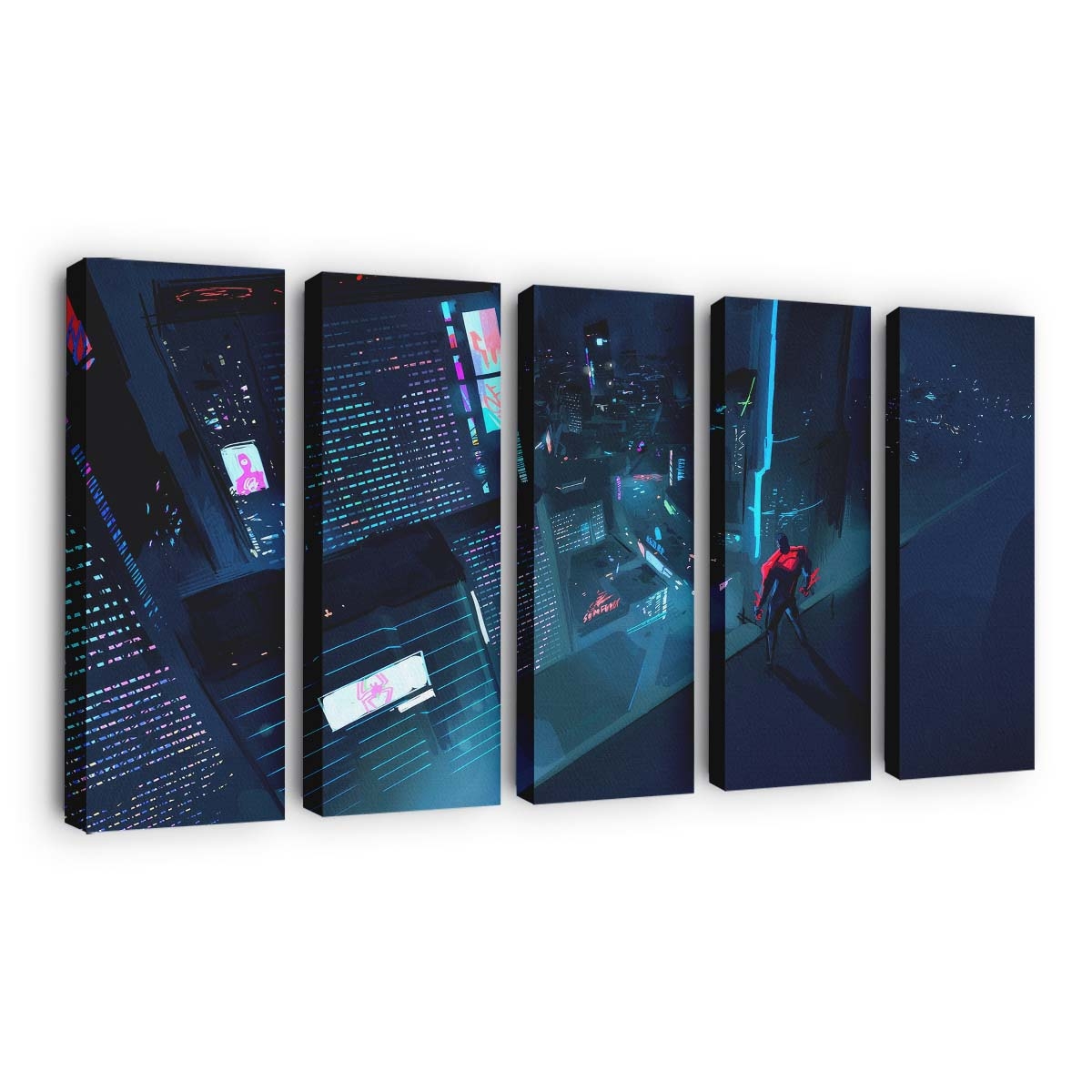 Spider Man 2099 Spider Man Across the Spiderverse Leinwandbild - Wanddeko