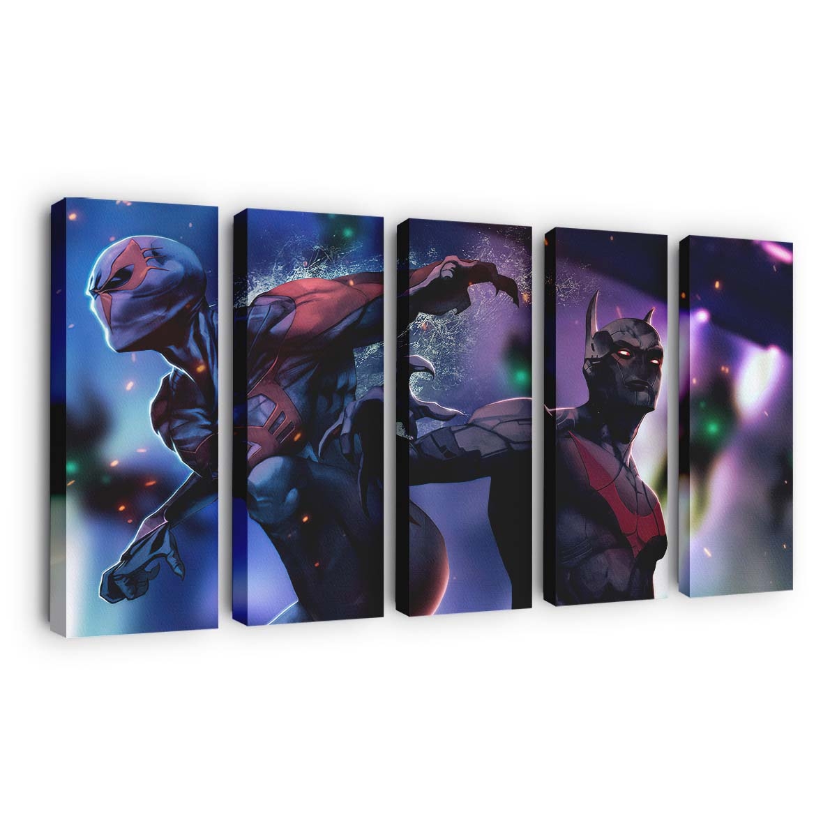 Spider Man 2099 X Batman Beyond Leinwandbild - Wanddeko