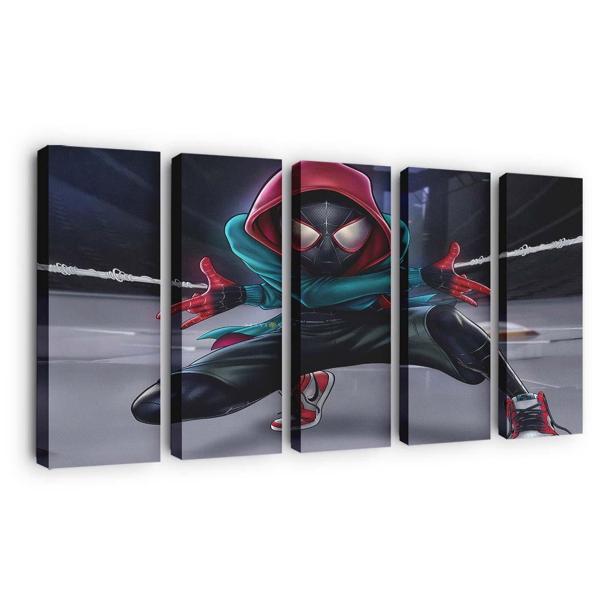 Spider Man Miles Morales 5 Leinwandbild - Wanddeko