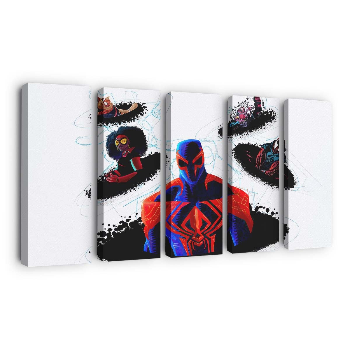 Spider Man Across The Spider Verse X Spot Leinwandbild - Wanddeko