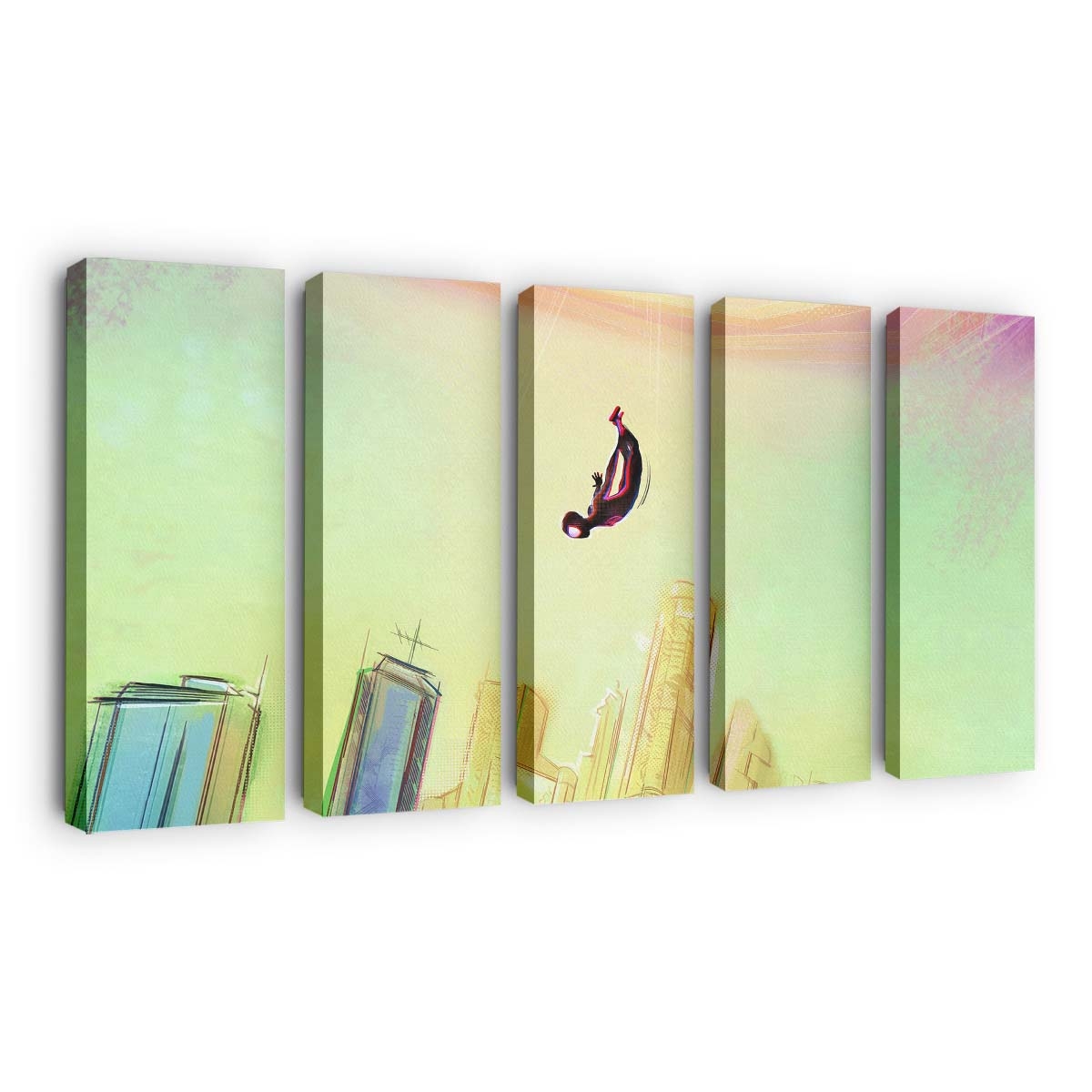 Spider Man Across The Spiderverse Leinwandbild - Wanddeko