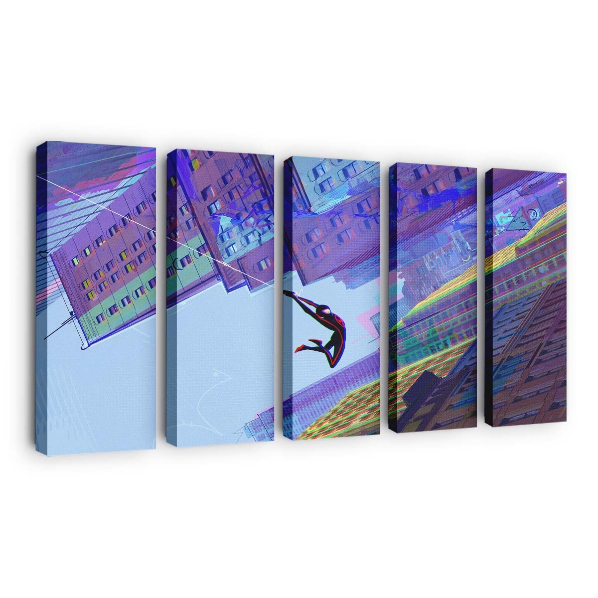 Spider Man Across The Spiderverse Marvel Leinwandbild - Wanddeko