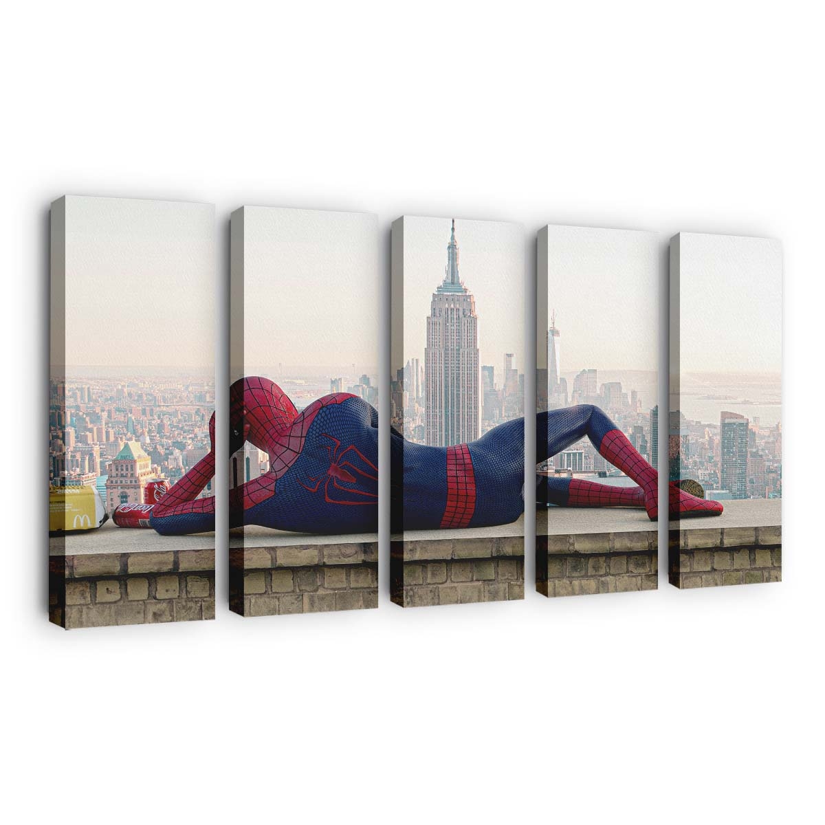 Spider Man geht nicht nach Hause Nyc Leinwandbild - Wanddeko