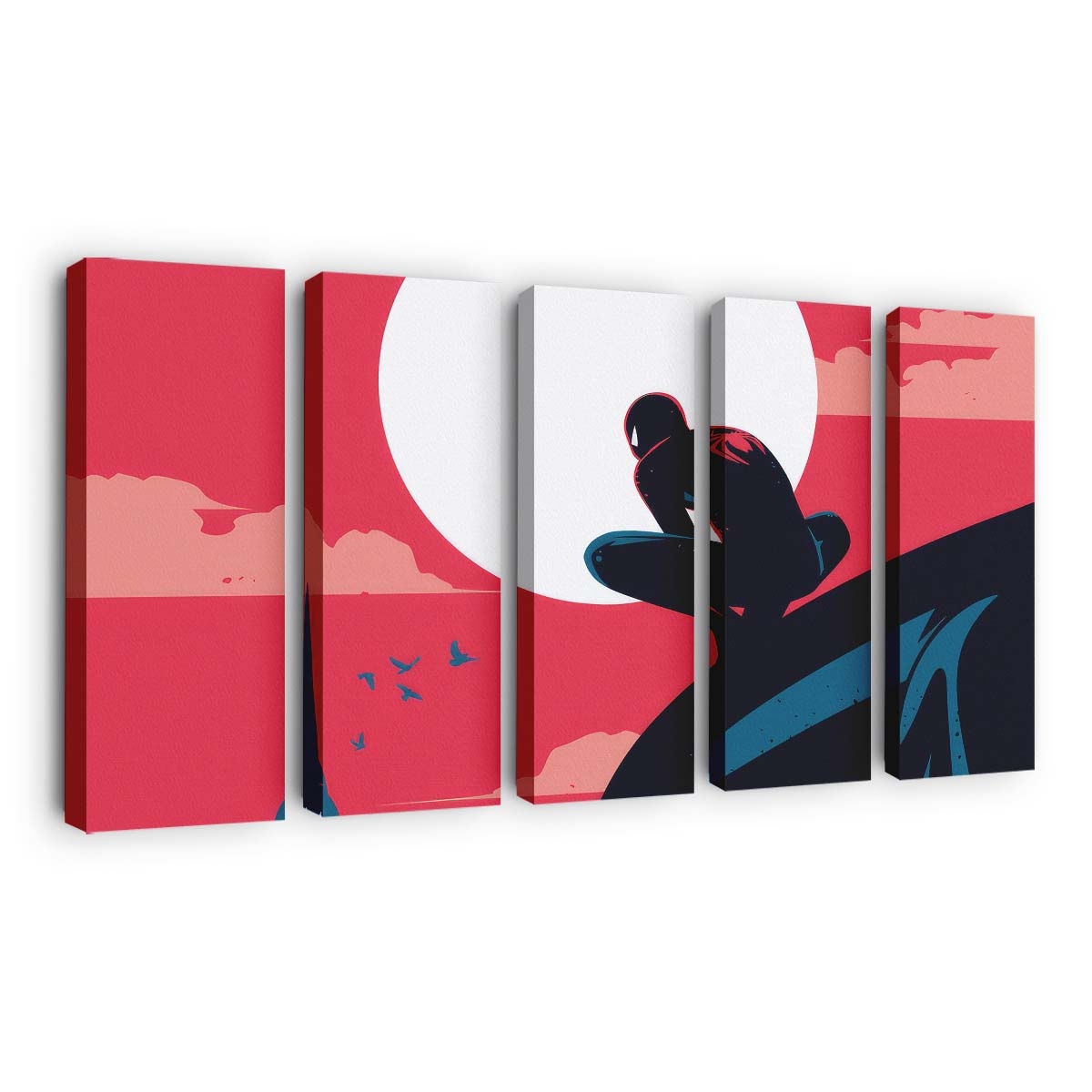 Spider Man Kunstwerk Neu 2023 Leinwandbild - Wanddeko