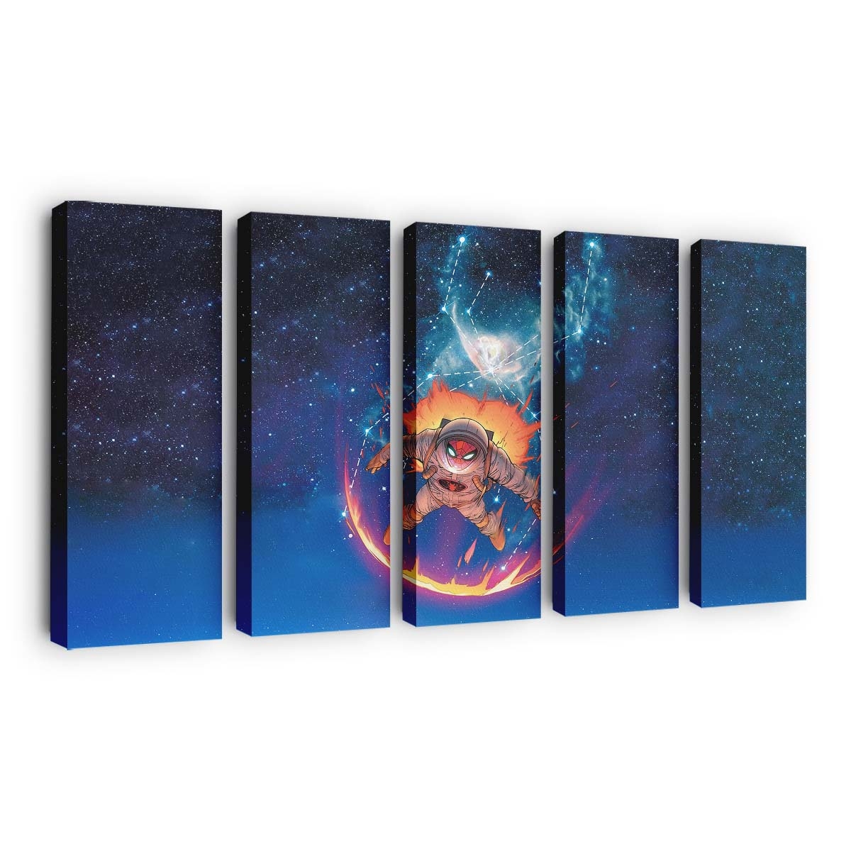 Spider Man Astronautenanzug Leinwandbild - Wanddeko