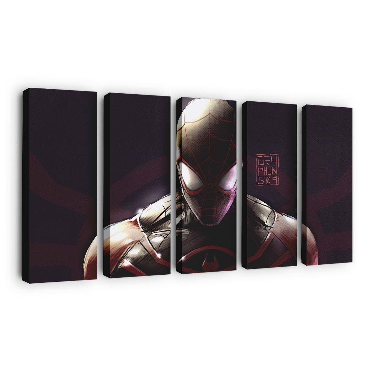 Spider Man Back In Black Leinwandbild - Wanddeko