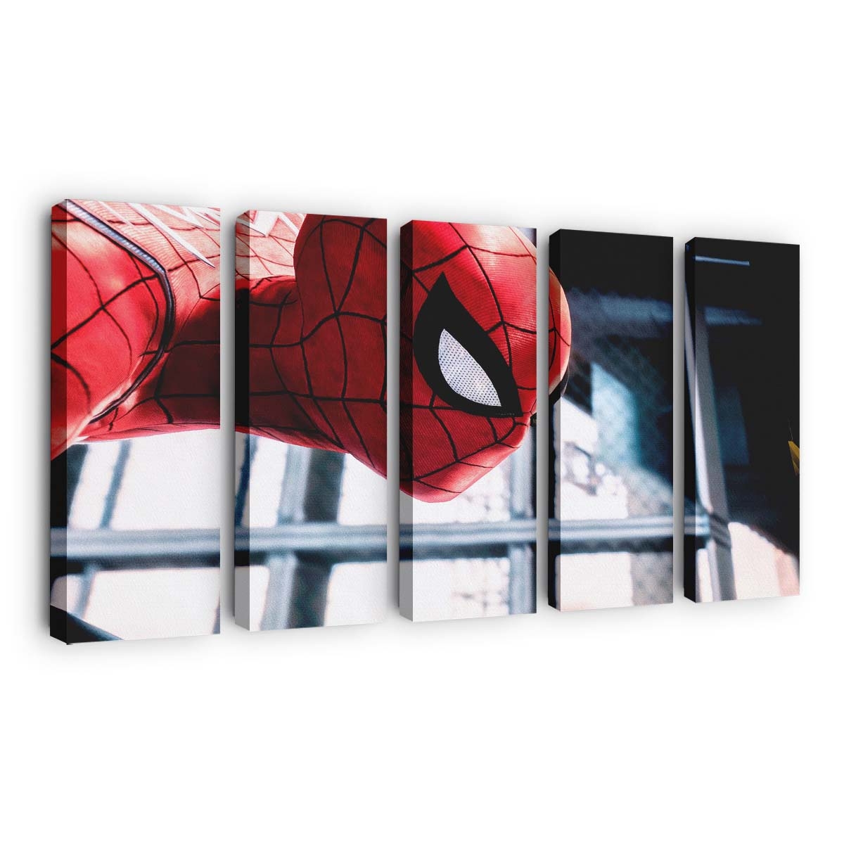 Spider Man Nahaufnahme 2 Leinwandbild - Wanddeko