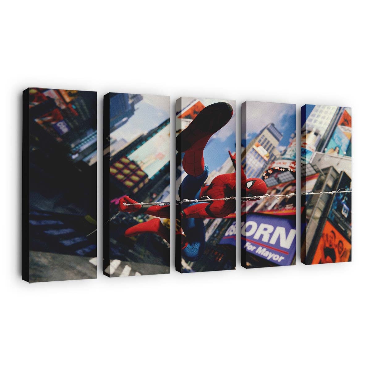 Spider Man Homecoming Spideranzug Leinwandbild - Wanddeko