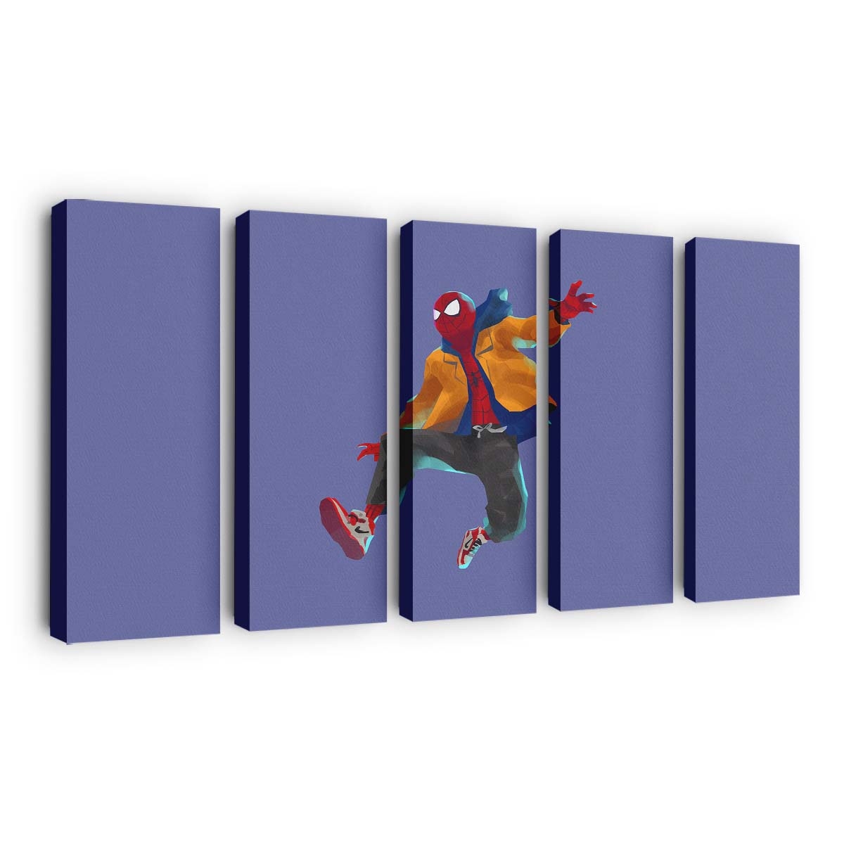 Spider Man Into The Spider Verse Film Kunstwerk Leinwandbild - Wanddeko