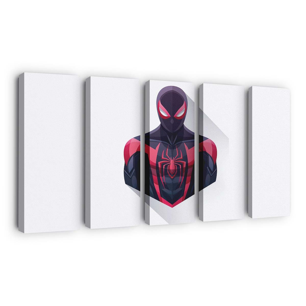 Spider Man Miles Minimalismus Leinwandbild - Wanddeko